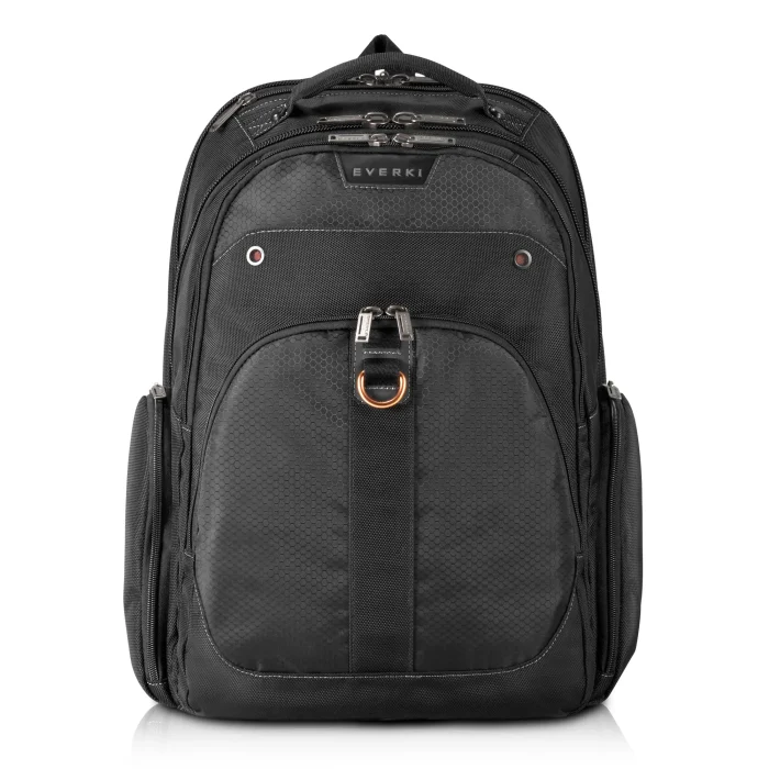 EVERKI EKP121S15 ATLAS 11''-15.6'' BACKPACK - Everki Atlas, 39.6 cm (15.6"), Notebook compartment, Black