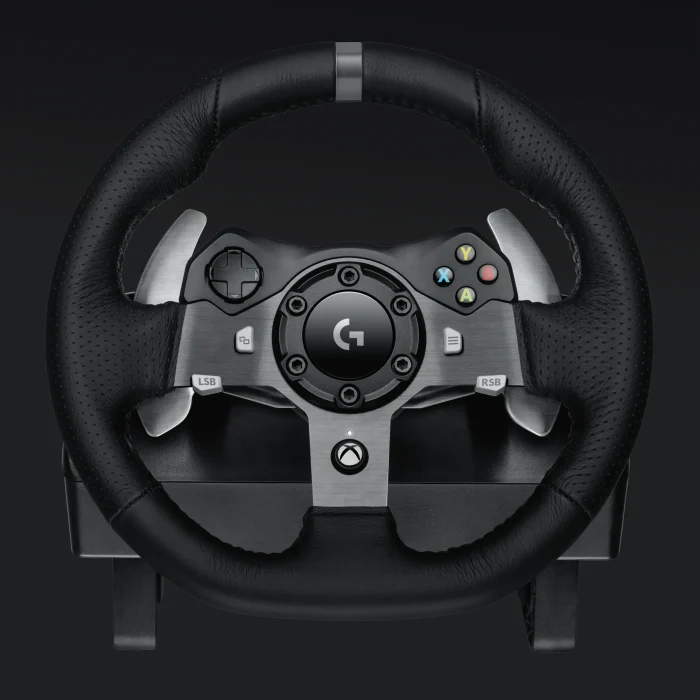Logitech Gaming Steering Wheel G920 Driving Force USB definitive sim racing wheel exclusively for the latest Xbox On and PC l - Logitech G G920 Driving Force Racing Wheel, Steering wheel + Pedals, PC, Xbox One, Xbox Series S, Xbox Series X, D-pad, Analogue / Digital, Wired, USB 2.0
