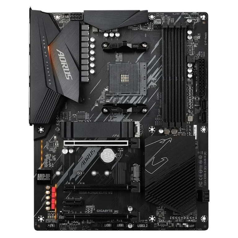 GIGABYTE Motherboard Aorus AMD B550 Chipset for 3rd/4th/5th Generation AMD Ryzen™ AM4 4x Dual DDR4; 2x M2; HDMI; DP; ATX - GIGABYTE Aorus AMD B550 Chipset for 3rd Generation AMD Ryzen