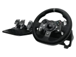 Logitech Gaming Steering Wheel G920 Driving Force USB definitive sim racing wheel exclusively for the latest Xbox On and PC l - Logitech G G920 Driving Force Racing Wheel, Steering wheel + Pedals, PC, Xbox One, Xbox Series S, Xbox Series X, D-pad, Analogue / Digital, Wired, USB 2.0