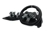 Logitech Gaming Steering Wheel G920 Driving Force USB definitive sim racing wheel exclusively for the latest Xbox On and PC l - Logitech G G920 Driving Force Racing Wheel, Steering wheel + Pedals, PC, Xbox One, Xbox Series S, Xbox Series X, D-pad, Analogue / Digital, Wired, USB 2.0