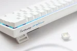 Ducky Keyboard One 2 Pro 60% Mechanical Keyboard; RGB; PBT Double Shot Keycaps - White- Cherry Black . - Ducky Keyboard One 2 Pro 60% -White- Cherry Black .