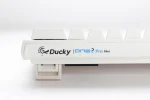 Ducky Keyboard One 2 Pro 60% Mechanical Keyboard; RGB; PBT Double Shot Keycaps - White- Cherry Black . - Ducky Keyboard One 2 Pro 60% -White- Cherry Black .