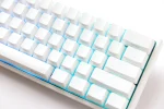 Ducky Keyboard One 2 Pro 60% Mechanical Keyboard; RGB; PBT Double Shot Keycaps - White- Cherry Black . - Ducky Keyboard One 2 Pro 60% -White- Cherry Black .