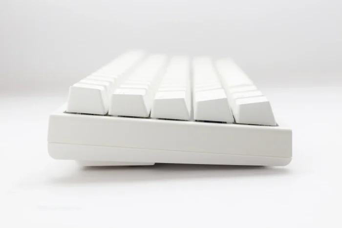 Ducky Keyboard One 2 Pro 60% Mechanical Keyboard; RGB; PBT Double Shot Keycaps - White- Cherry Black . - Ducky Keyboard One 2 Pro 60% -White- Cherry Black .