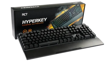RCT HyperKey 104 keys Mechanical Gaming Keyboard; Blue mechanical switches; Multi Color LED Backlight. - RCT HyperKey Mechanical Gaming Keyboard