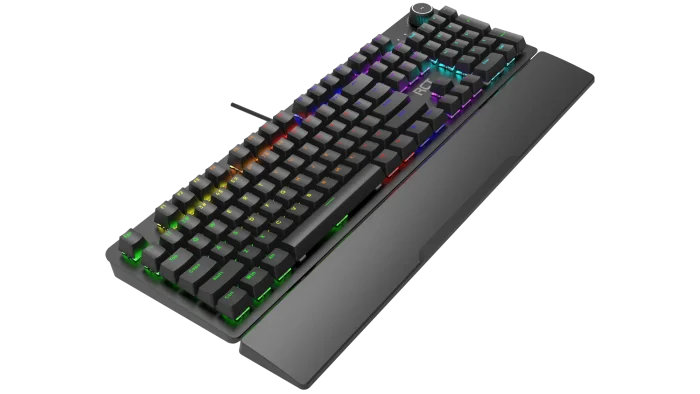 RCT HyperKey 104 keys Mechanical Gaming Keyboard; Blue mechanical switches; Multi Color LED Backlight. - RCT HyperKey Mechanical Gaming Keyboard