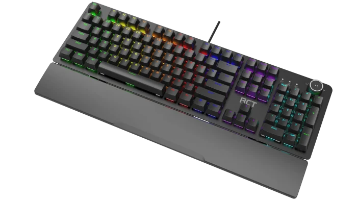 RCT HyperKey 104 keys Mechanical Gaming Keyboard; Blue mechanical switches; Multi Color LED Backlight. - RCT HyperKey Mechanical Gaming Keyboard
