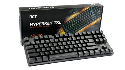 RCT HyperKeyTKL 87 keys Mechanical Gaming Keyboard; Blue mechanical switches; Multi Color LED Backlight. - RCT HyperKeyTKL Mechanical Gaming Keyboard