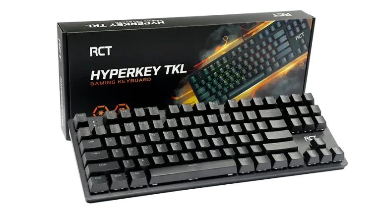 RCT HyperKeyTKL 87 keys Mechanical Gaming Keyboard; Blue mechanical switches; Multi Color LED Backlight. - RCT HyperKeyTKL Mechanical Gaming Keyboard