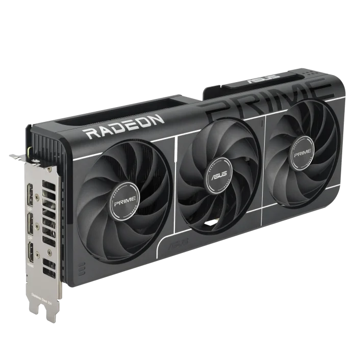 ASUS Graphics Card/AMD/PCIe5/8GB GDDR6/OC mode:up to 3330 MHz (Boost Clock)/Default mode:up to 3310 MHz(Boost)1xHDMI/2xDP/550W - ASUS Prime -RX9060XT-O8G, Radeon RX 9060 XT, 8 GB, GDDR6, 128 bit, 7680 x 4320 pixels, PCI Express 5.0