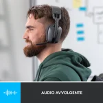 981-001213 - Logitech ZONE VIBE 100 WIRELESS BLUETOOTH HEADSET GRAPHITE - 2 year limited warranty - Logitech Zone Vibe 100, Wireless, Calls/Music, 185 g, Headset, Graphite
