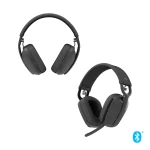 981-001213 - Logitech ZONE VIBE 100 WIRELESS BLUETOOTH HEADSET GRAPHITE - 2 year limited warranty - Logitech Zone Vibe 100, Wireless, Calls/Music, 185 g, Headset, Graphite