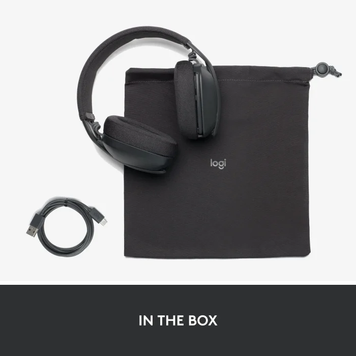 981-001213 - Logitech ZONE VIBE 100 WIRELESS BLUETOOTH HEADSET GRAPHITE - 2 year limited warranty - Logitech Zone Vibe 100, Wireless, Calls/Music, 185 g, Headset, Graphite