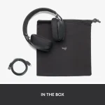 981-001213 - Logitech ZONE VIBE 100 WIRELESS BLUETOOTH HEADSET GRAPHITE - 2 year limited warranty - Logitech Zone Vibe 100, Wireless, Calls/Music, 185 g, Headset, Graphite