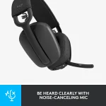 981-001213 - Logitech ZONE VIBE 100 WIRELESS BLUETOOTH HEADSET GRAPHITE - 2 year limited warranty - Logitech Zone Vibe 100, Wireless, Calls/Music, 185 g, Headset, Graphite
