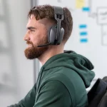 981-001213 - Logitech ZONE VIBE 100 WIRELESS BLUETOOTH HEADSET GRAPHITE - 2 year limited warranty - Logitech Zone Vibe 100, Wireless, Calls/Music, 185 g, Headset, Graphite