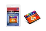 TRANSCEND 4GB COMPACT FLASH 133X - Transcend CompactFlash 133x 4GB, 4 GB, CompactFlash, MLC, 50 MB/s, 20 MB/s, Black