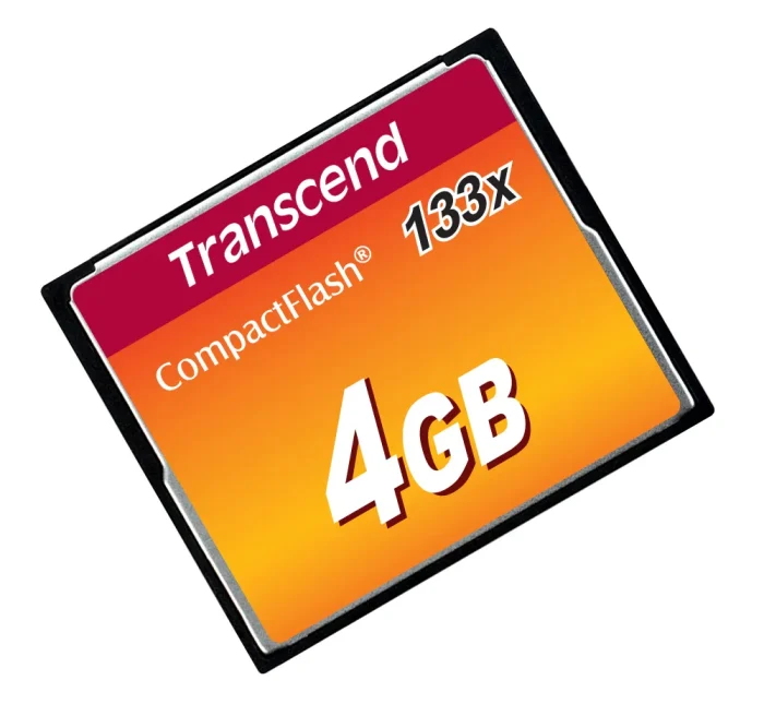 TRANSCEND 4GB COMPACT FLASH 133X - Transcend CompactFlash 133x 4GB, 4 GB, CompactFlash, MLC, 50 MB/s, 20 MB/s, Black