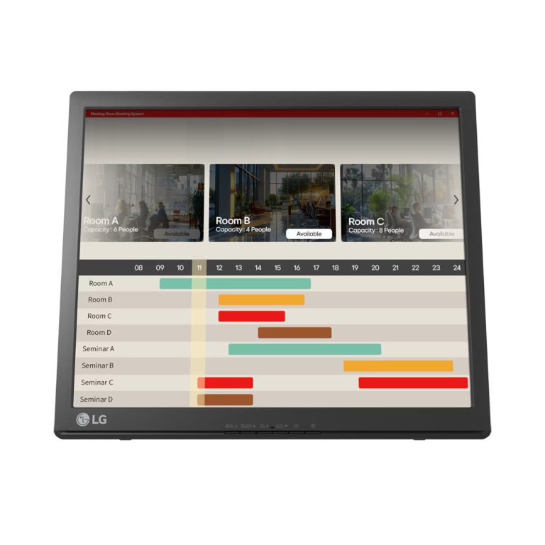 LG 17" SXGA Single Touch Monitor Black