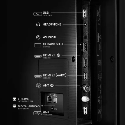 Hisense LEDN43A6N 43inch UHD 4K;Precision Colour;Game Mode Plus;Dolby Vision;Smooth Motion ;Dolby Audio;Airplay2 &Smart Home Rea - Hisense 43A6N, 109.2 cm (43"), 3840 x 2160 pixels, LED, Smart TV, Wi-Fi, Black