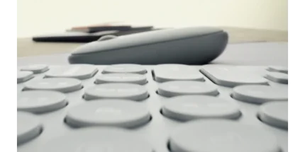 LOGI Pebble Keys 2 K380s - TONAL GRAPHITE - US INT'L - BT - Logitech Pebble Keys 2 K380s, Mini, Wireless, RF Wireless + Bluetooth, Scissor key switch, QWERTY, Graphite