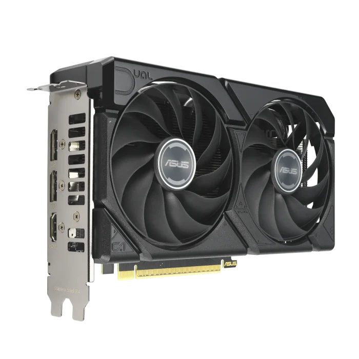 ASUS Graphics Card/AMD/PCIe5/8GB GDDR6/OC mode:up to TBA MHz (Boost Clock)/Default mode:up to TBA MHz(Boost)1xHDMI/2xDP/550W - ASUS DUAL-RX9060XT-8G, Radeon RX 9060 XT, 8 GB, GDDR6, 128 bit, 7680 x 4320 pixels, PCI Express 5.0