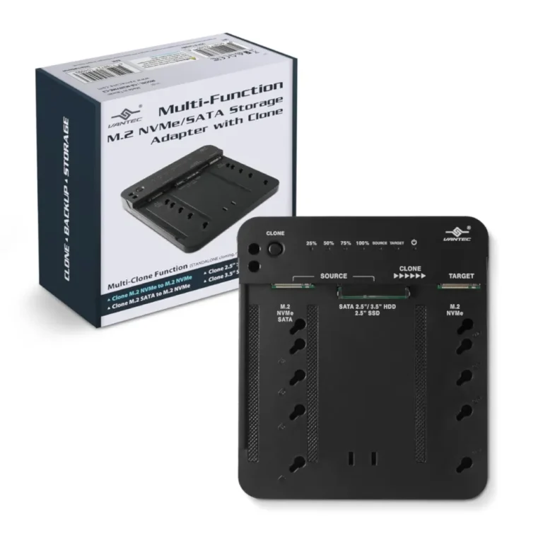 Multi-Function M.2/SATA Storage Adapter with Clone Function; USB 3.2 Gen2x1; Type C - Multi-Function M.2/SATA Storage Adapter with Clone Function; USB 3.2 Gen2x1; Type C