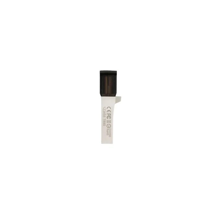 TRANSCEND 128GB JETFLASH 890 USB-C & USB 3.1 OTG FLASH DRIVE - SILVER - Transcend JetFlash 890 64GB, 128 GB, USB Type-A / USB Type-C, 3.2 Gen 1 (3.1 Gen 1), Cap, 3 g, Black, Silver