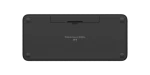 LOGI Pebble Keys 2 K380s - TONAL GRAPHITE - US INT'L - BT - Logitech Pebble Keys 2 K380s, Mini, Wireless, RF Wireless + Bluetooth, Scissor key switch, QWERTY, Graphite