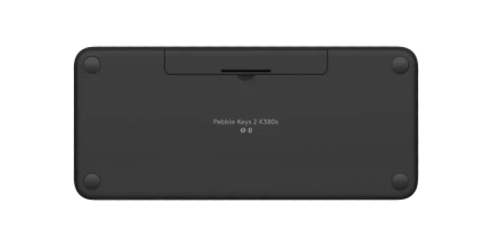 LOGI Pebble Keys 2 K380s - TONAL GRAPHITE - US INT'L - BT - Logitech Pebble Keys 2 K380s, Mini, Wireless, RF Wireless + Bluetooth, Scissor key switch, QWERTY, Graphite