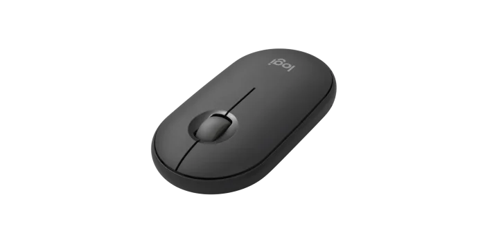 Pebble 2 Combo - TONAL GRAPHITE - US INT'L - 2.4GHZ/BT - N/A - Logitech 920-012239, Wireless, RF Wireless + Bluetooth, Scissor key switch, QWERTY, Graphite, Mouse included
