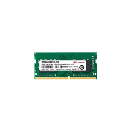 TRANSCEND 32GB JET MEMORY DDR4 2666MHZ NOTEBOOK SO-DIMM 2RX8 2GX8 CL19 - Transcend JetRam DDR4-2666 SO-DIMM 32GB, 32 GB, 2 x 8 GB, DDR4, 2666 MHz, 260-pin SO-DIMM
