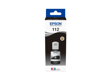 Epson 112 EcoTank Pigment Black ink bottle (127 ml) - Epson EcoTank 112, Black, Epson, L5160, L5150, 7500 pages, 127 ml, 1 pc(s)