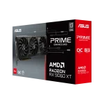 ASUS Graphics Card/AMD/PCIe5/8GB GDDR6/OC mode:up to 3330 MHz (Boost Clock)/Default mode:up to 3310 MHz(Boost)1xHDMI/2xDP/550W - ASUS Prime -RX9060XT-O8G, Radeon RX 9060 XT, 8 GB, GDDR6, 128 bit, 7680 x 4320 pixels, PCI Express 5.0