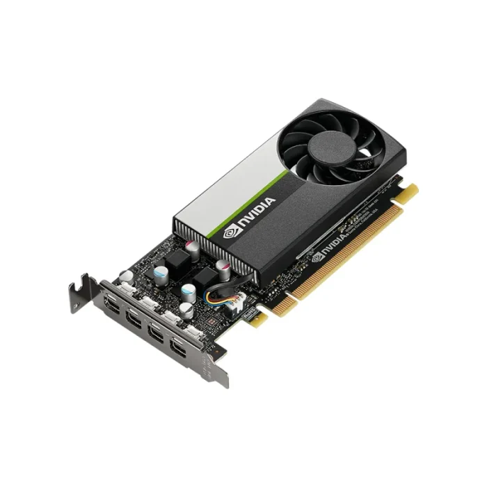 PNY NVIDIA QUADRO T1000 PCI-Express 3.0 x16 ; LP; 8 GB GDDR6 128-bit; 4x Mini DP 1.4 : LOW PROFILE; 50W. - PNY VCNT1000-8GB-PB, T1000, 8 GB, GDDR6, 128 bit, 7680 x 4320 pixels, PCI Express x16 3.0
