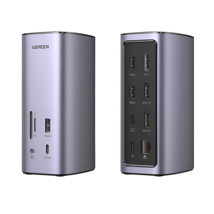 UGREEN Revodok Pro 12-in-1 Type-C Docking Station Silver