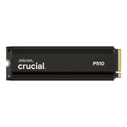Crucial P510 1TB M.2 Gen5 with Heatsink NVMe 3D NAND SSD Black