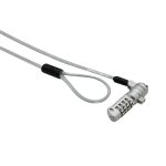 Gizzu Secure Wedge Code Cable Lock 1.8m Silver
