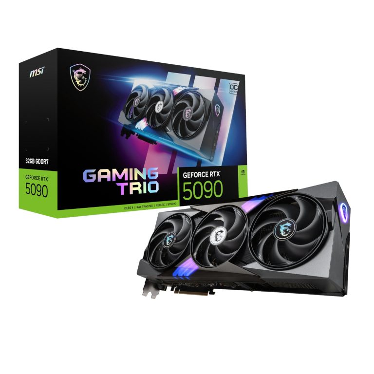 MSI GeForce RTX 5090 GAMING TRIO OC 32G Graphics Card Black