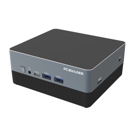 PCBuilder CUBE-i5 Intel Mini PC Barebone Grey/Black