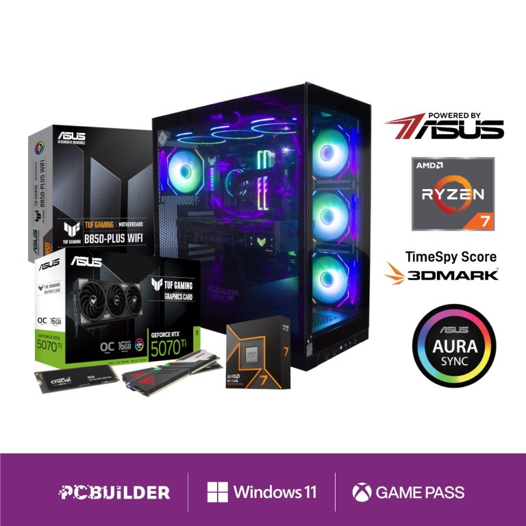 PCBuilder Ryzen 7 9700X VALOUR Windows 11 Gaming PC -