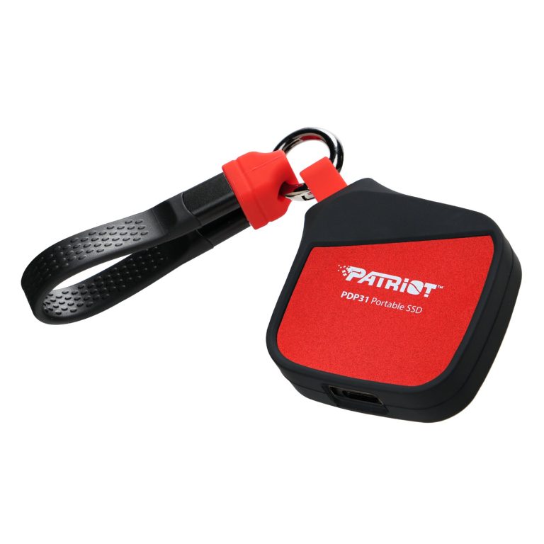 Patriot PDP31 1TB Type-C Portable SSD - Red / Black Black/Red