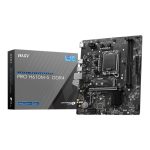 MSI H610M-S PRO LGA1700 M-ATX DDR4 Motherboard Black