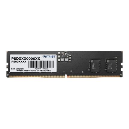 Patriot Signature Line DDR5 8GB 4800MHz Single Rank SODIMM Notebook Memory Black