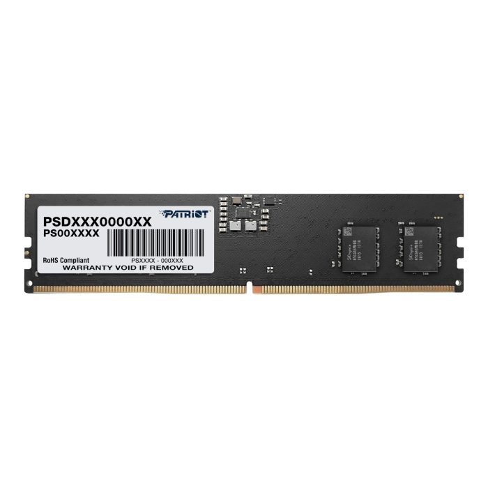 Patriot Signature Line DDR5 8GB 4800MHz Single Rank SODIMM Notebook Memory Black