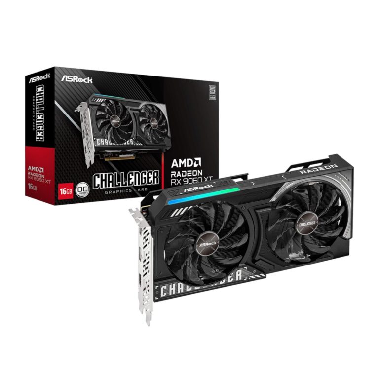 ASRock Radeon™ RX 9060 XT Challenger 16GB OC Graphics Card (RDNA™ 4