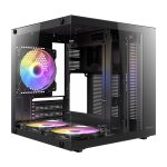 Antec VCX10M RGB Micro-ATX | ITX ARGB Mini -Tower Gaming Chassis - Black Black