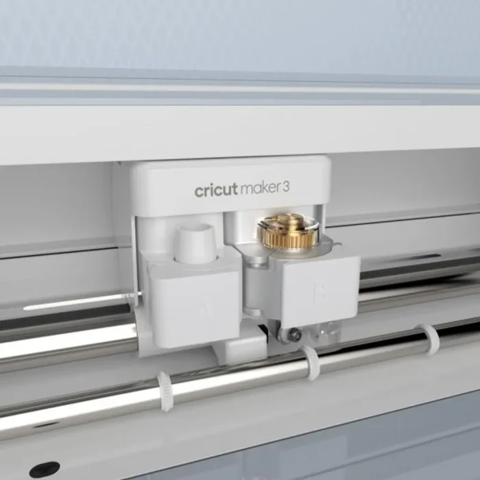 2008335; Cricut Maker 3; Cuts 300+ materials; from the most delicate fabric and paper to matboard and leather; 13 tools usage - Cricut Maker 3; 2008335; Cuts 300+ materials, from the most delicate fabric and paper to matboard and leather1 Compatible with 13 tools for cutting, writing, scoring, foiling & embellishing2 Up to 2X faster than its predecessor3 10X the cutting force