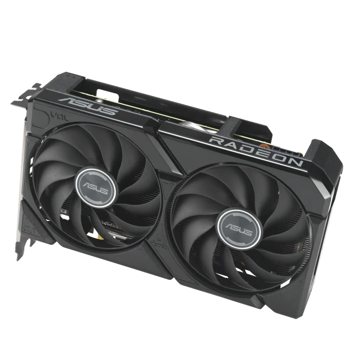 ASUS Graphics Card/AMD/PCIe5/8GB GDDR6/OC mode:up to TBA MHz (Boost Clock)/Default mode:up to TBA MHz(Boost)1xHDMI/2xDP/550W - ASUS DUAL-RX9060XT-8G, Radeon RX 9060 XT, 8 GB, GDDR6, 128 bit, 7680 x 4320 pixels, PCI Express 5.0
